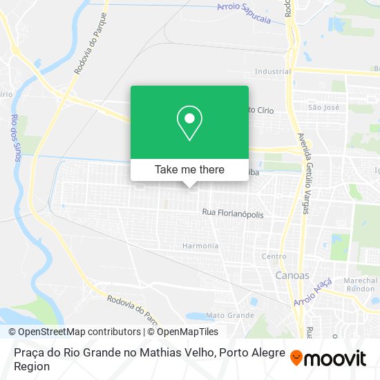 Praça do Rio Grande no Mathias Velho map