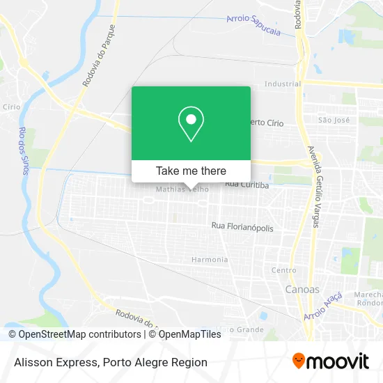 Alisson Express map