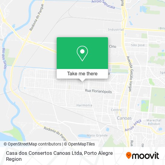 Mapa Casa dos Consertos Canoas Ltda