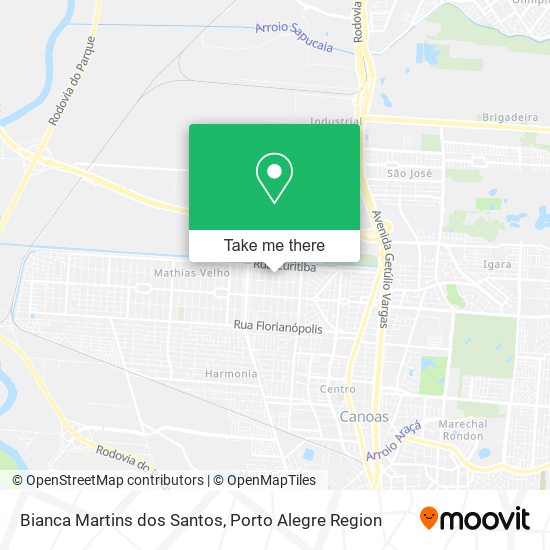 Bianca Martins dos Santos map