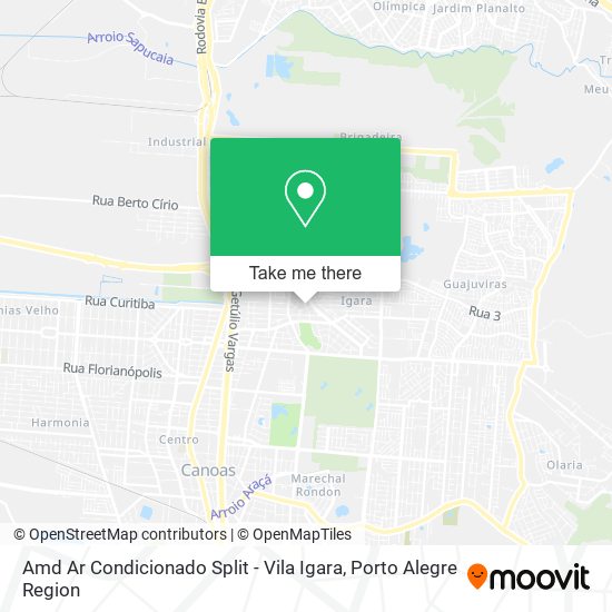 Amd Ar Condicionado Split - Vila Igara map