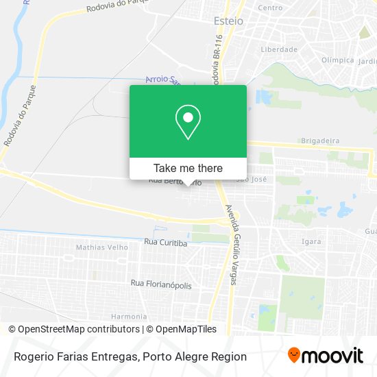 Rogerio Farias Entregas map
