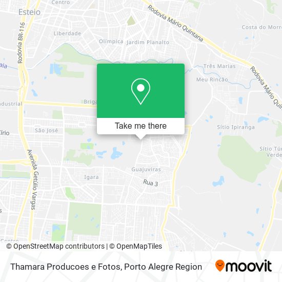 Thamara Producoes e Fotos map
