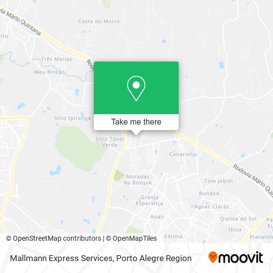 Mapa Mallmann Express Services