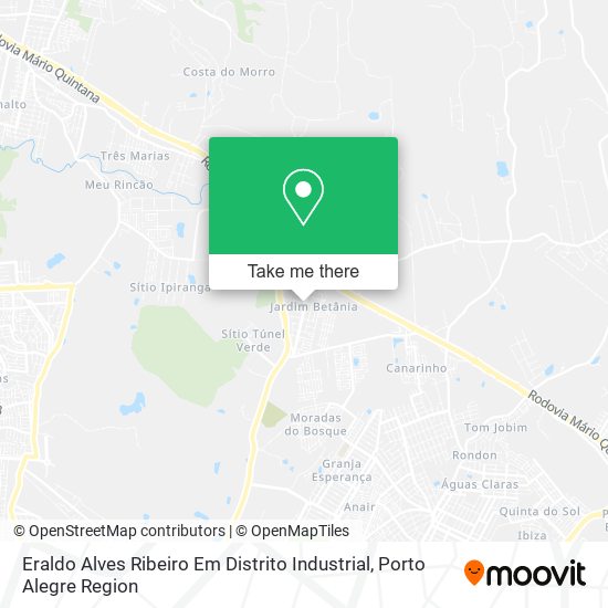 Mapa Eraldo Alves Ribeiro Em Distrito Industrial
