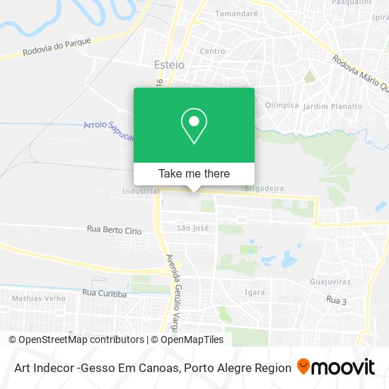 Mapa Art Indecor -Gesso Em Canoas