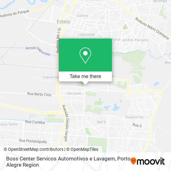 Boss Center Servicos Automotivos e Lavagem map