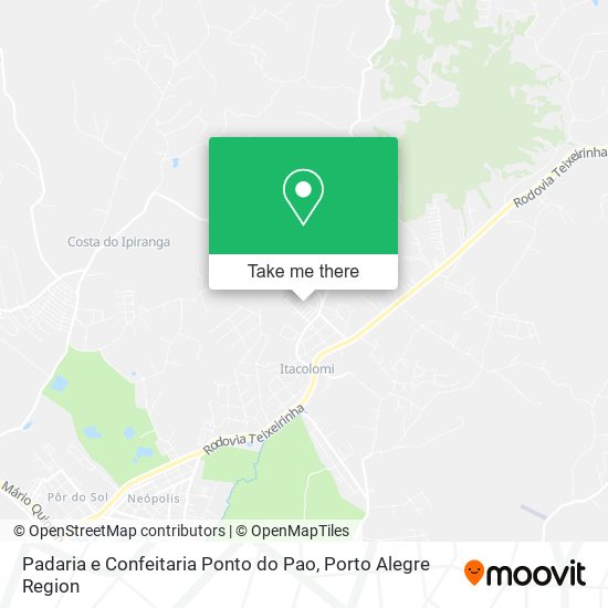 Padaria e Confeitaria Ponto do Pao map