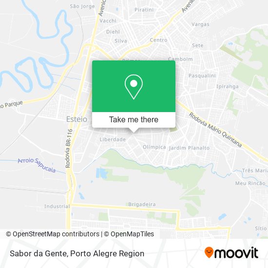 Sabor da Gente map