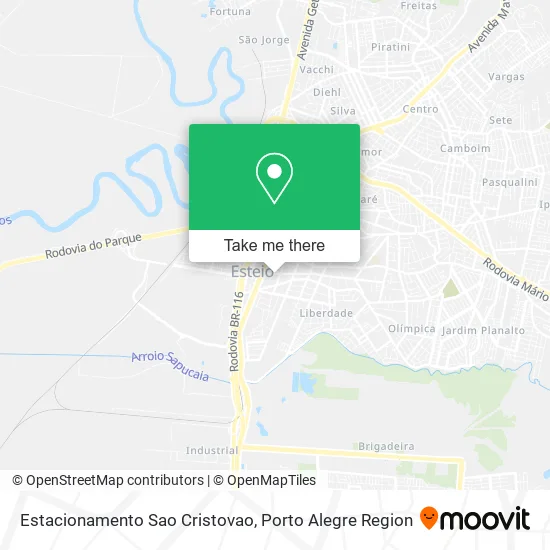 Estacionamento Sao Cristovao map