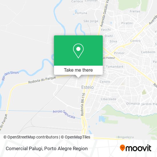 Comercial Palugi map