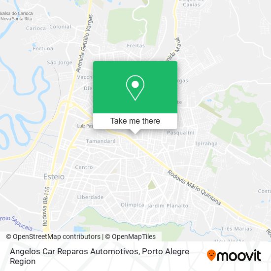 Angelos Car Reparos Automotivos map