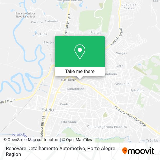 Renovare Detalhamento Automotivo map