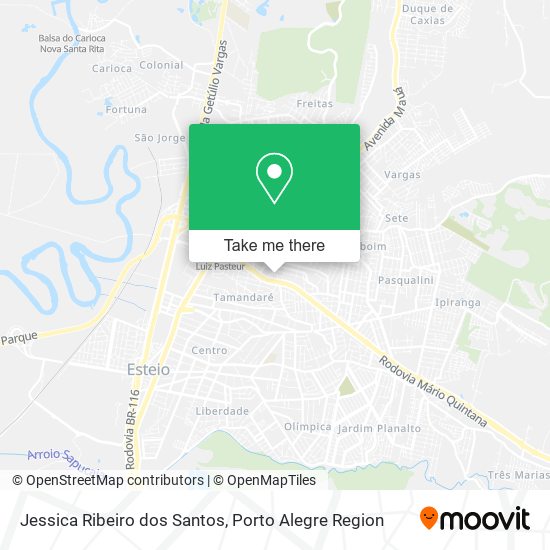 Jessica Ribeiro dos Santos map