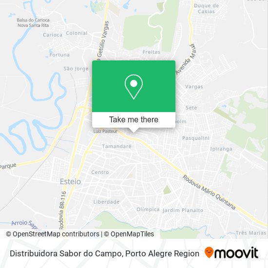 Distribuidora Sabor do Campo map