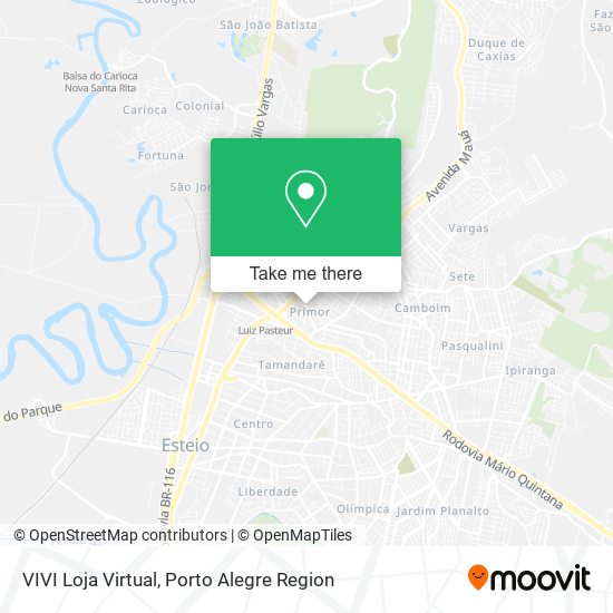 VIVI Loja Virtual map