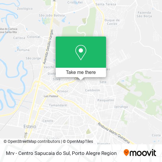 Mrv - Centro Sapucaia do Sul map