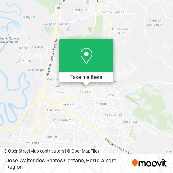 Mapa José Walter dos Santos Caetano