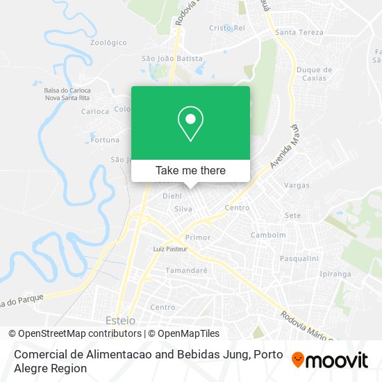 Comercial de Alimentacao and Bebidas Jung map