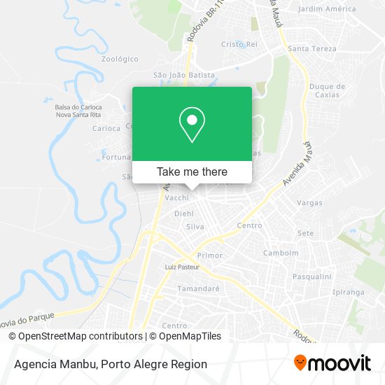 Agencia Manbu map