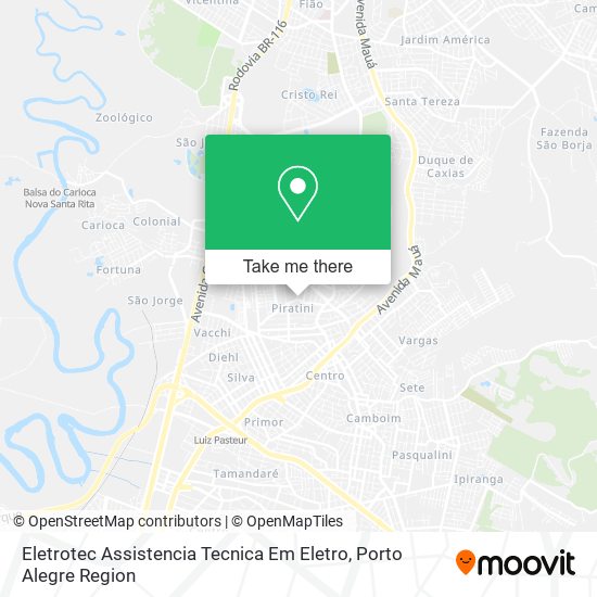 Mapa Eletrotec Assistencia Tecnica Em Eletro