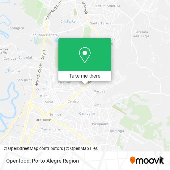 Openfood map