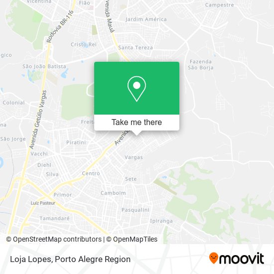 Loja Lopes map