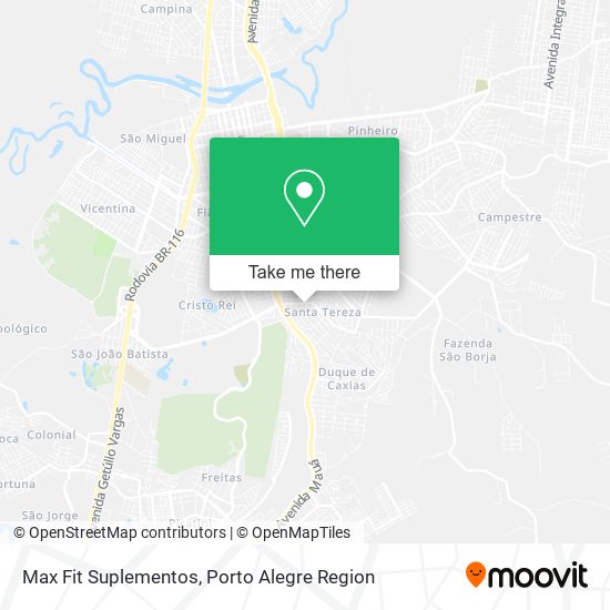 Max Fit Suplementos map