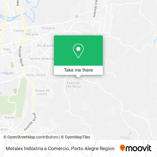 Mapa Metalex Indústria e Comércio