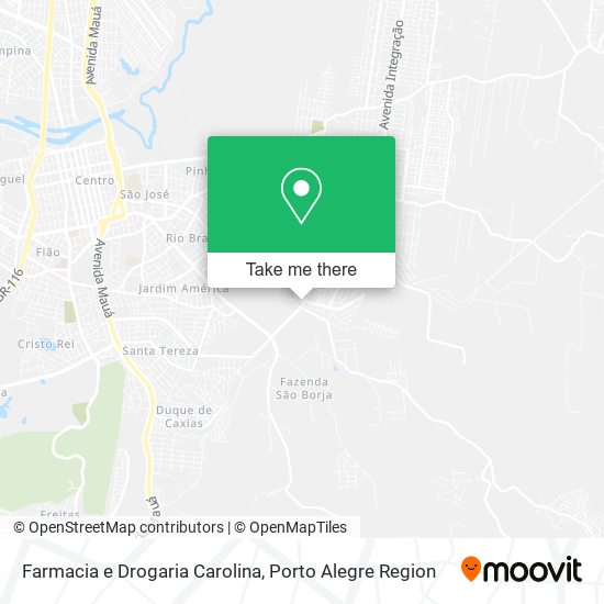 Farmacia e Drogaria Carolina map