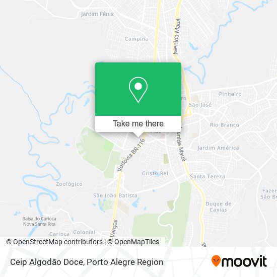 Ceip Algodão Doce map
