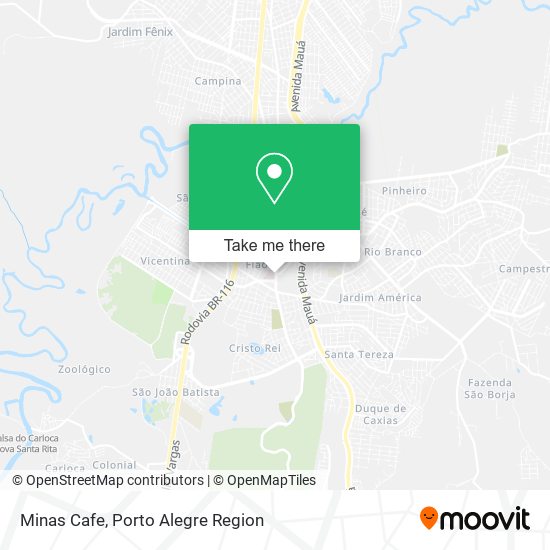 Mapa Minas Cafe