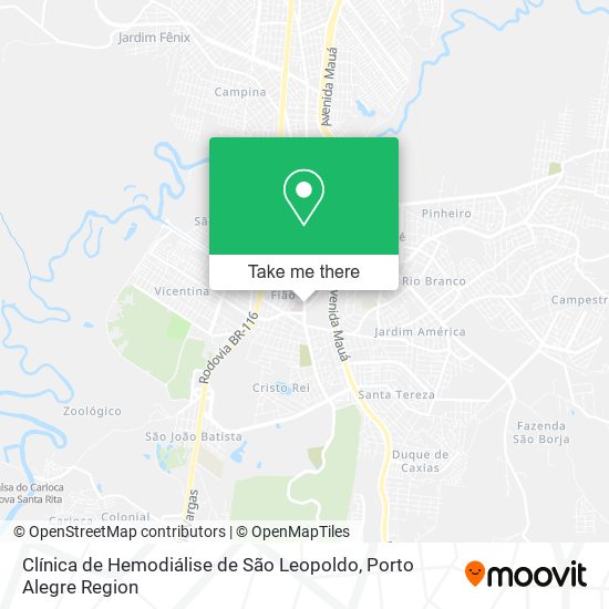 Clínica de Hemodiálise de São Leopoldo map