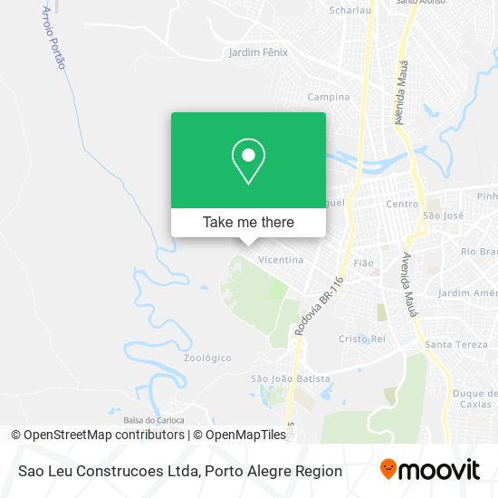 Mapa Sao Leu Construcoes Ltda