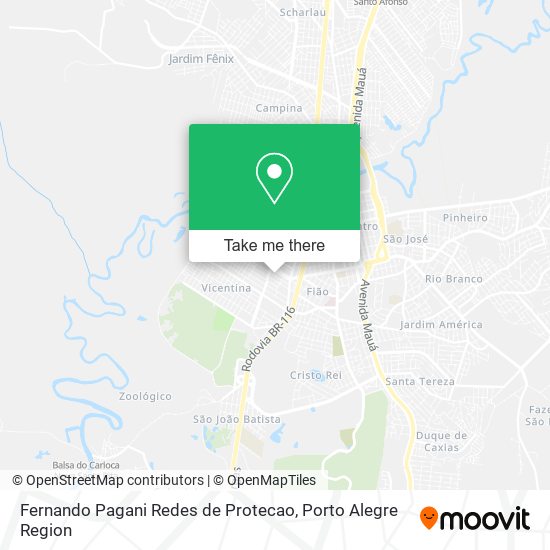 Fernando Pagani Redes de Protecao map