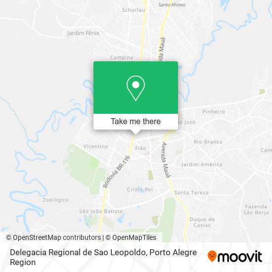 Delegacia Regional de Sao Leopoldo map