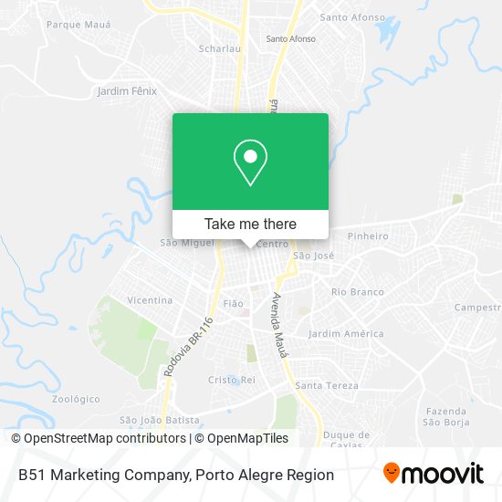 B51 Marketing Company map