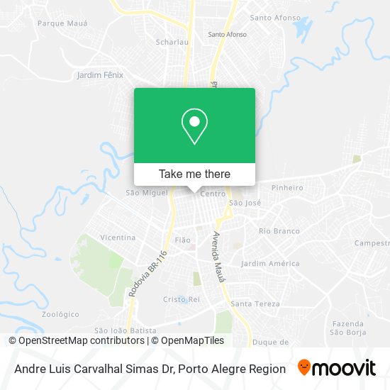 Andre Luis Carvalhal Simas Dr map