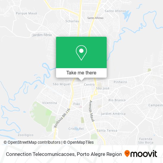 Mapa Connection Telecomunicacoes