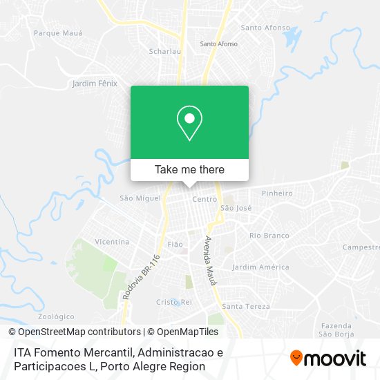 ITA Fomento Mercantil, Administracao e Participacoes L map