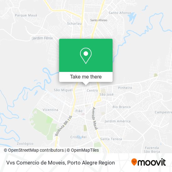 Vvs Comercio de Moveis map