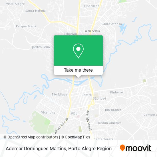 Ademar Domingues Martins map