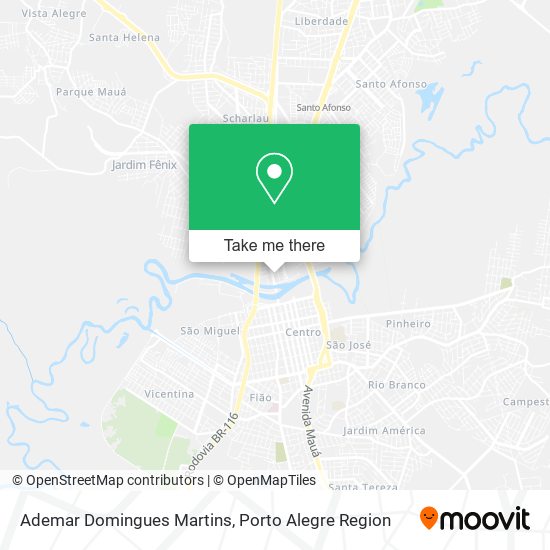 Mapa Ademar Domingues Martins