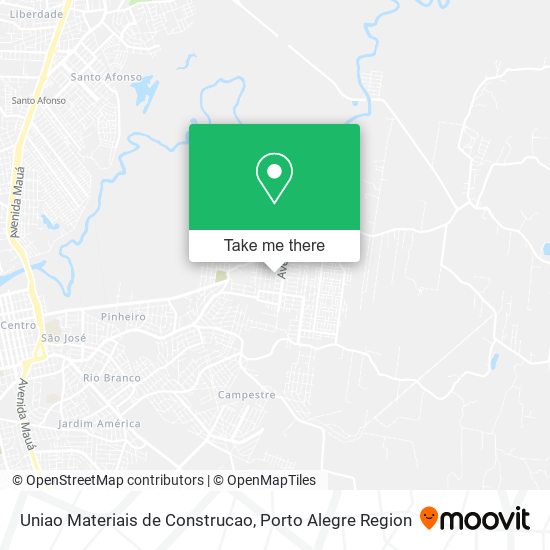 Uniao Materiais de Construcao map