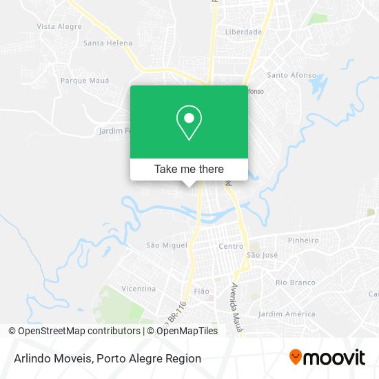 Arlindo Moveis map