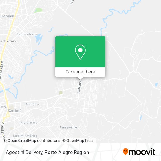 Agostini Delivery map