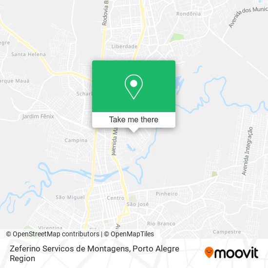 Zeferino Servicos de Montagens map