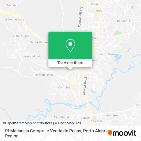 Rf Mecanica Compra e Venda de Pecas map