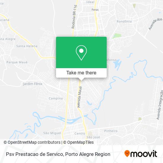 Psv Prestacao de Servico map