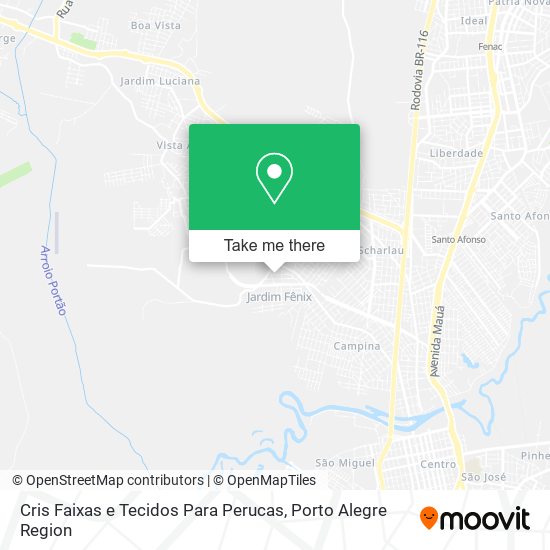 Cris Faixas e Tecidos Para Perucas map